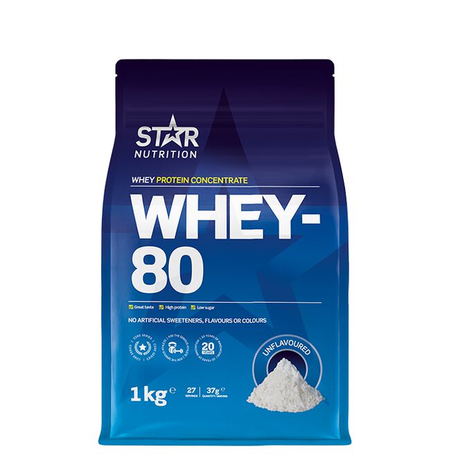 Whey-80 Heraproteiini 1 kg Naturell