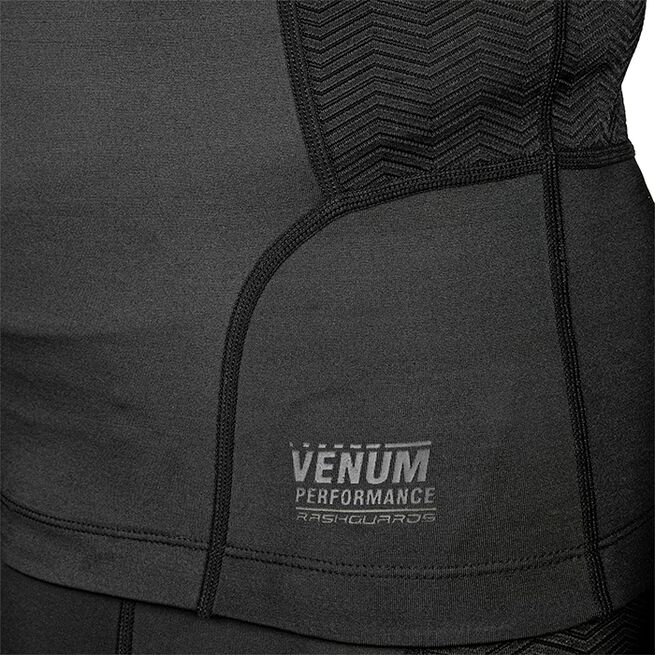 Venum G-Fit Rashguard, Short Sleeves, Black
