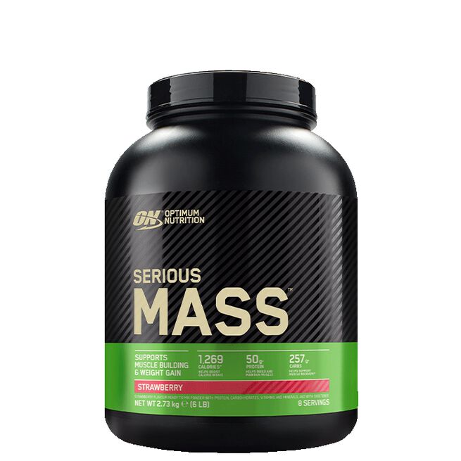 Optimum Nutrition, Serious Mass, 2727 gram, Strawberry