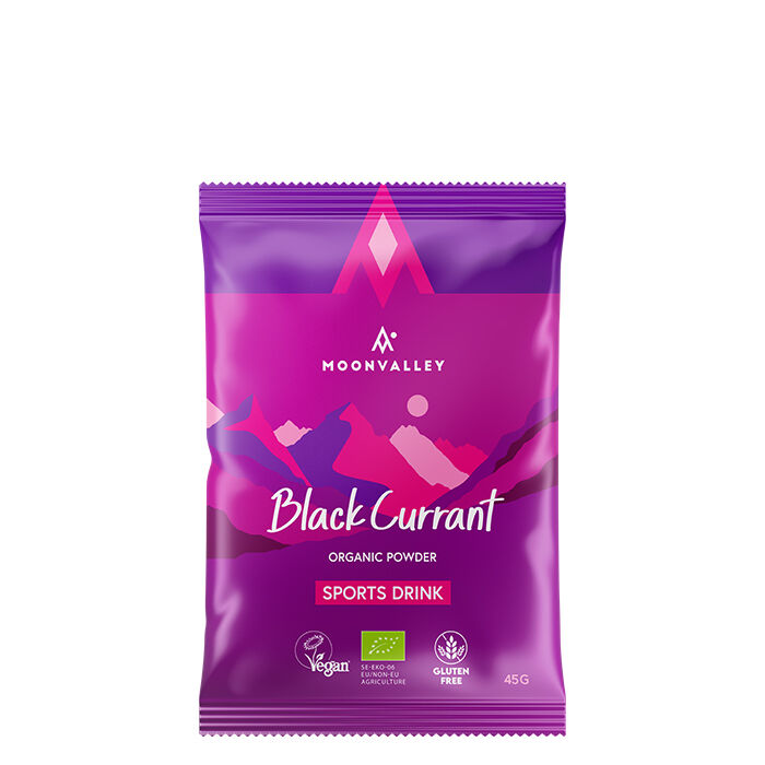 12x Organic Sports Drink 45 g Black Currant