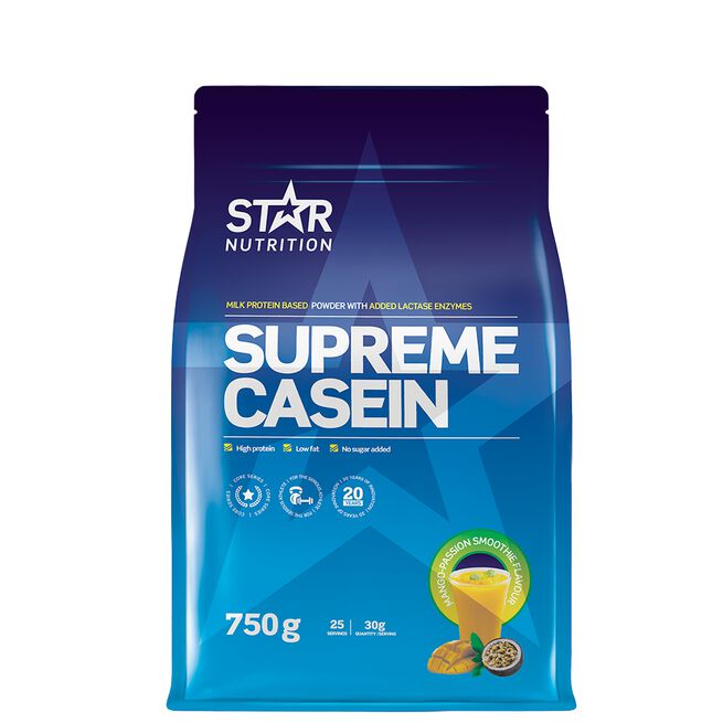 Supreme Casein 750 g Mango-Passion Smoothie Flavour (NEW)