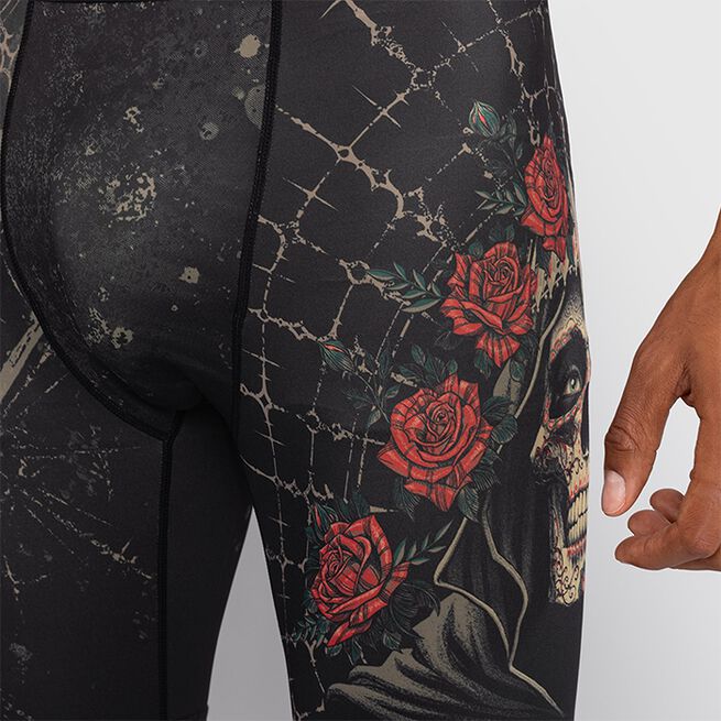 Santa Muerte 5.0 Vale Tudo Shorts Musta Kulta