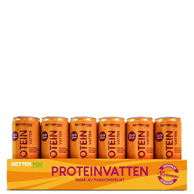 24 x Proteiinivesi 330 ml Passionhedelmä