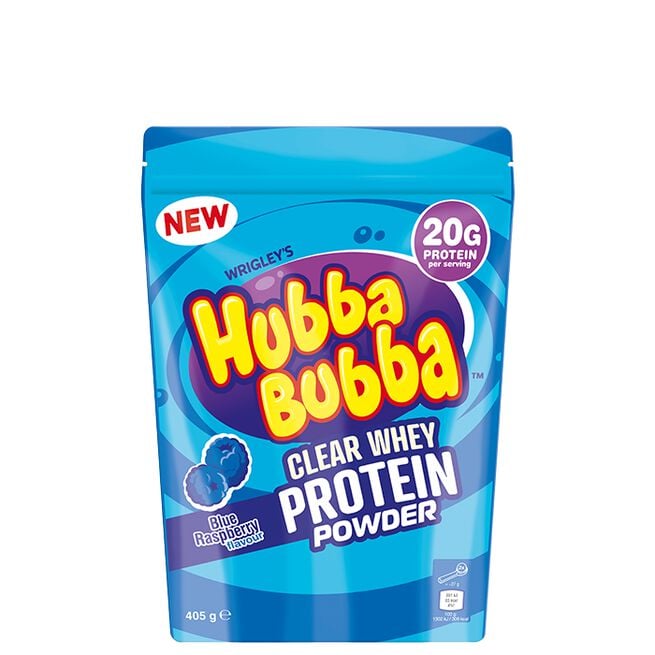 Hubba Bubba Clear Whey Heraproteiini 405 g Blue Raspberry