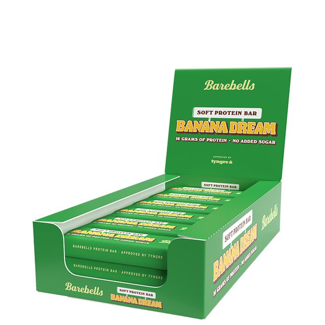 12 x Barebells Soft Bar, 55 g, Banana Dream