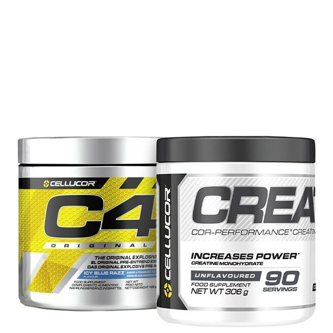 C4 PWO 195 g + COR-Performance kreatiini 306 g