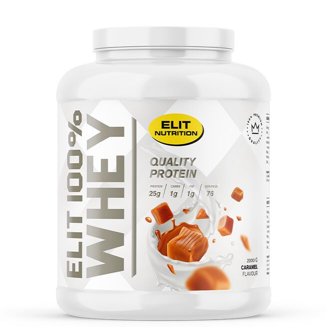 ELIT 100 % Whey Heraproteiini 2000 g Caramel