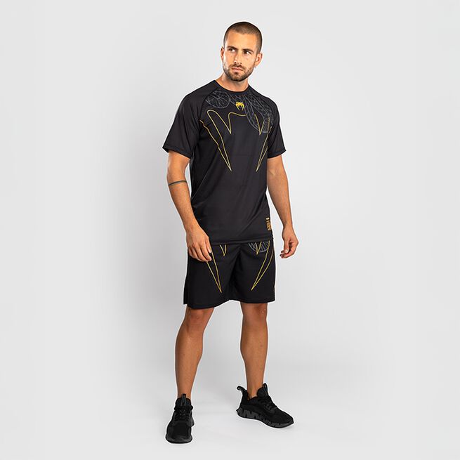 Serpenti Dry Tech T-paita Musta Hopea Kulta