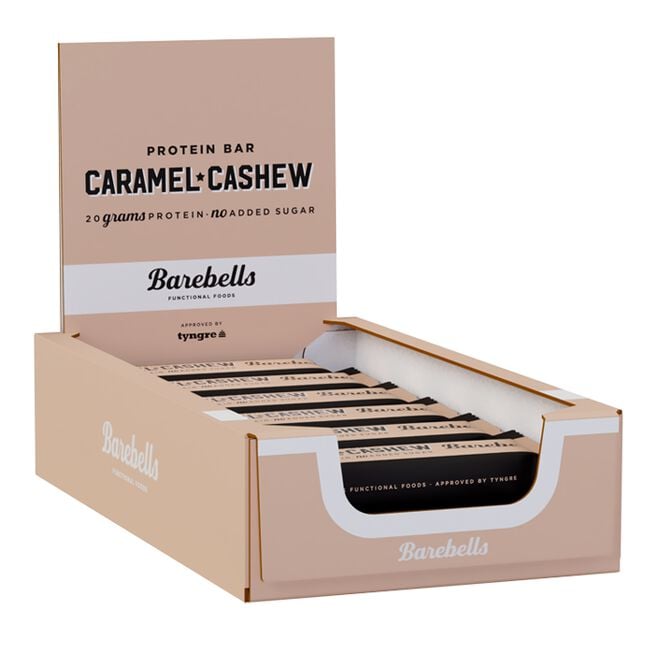 12 x Barebells Protein Bar 55 g Caramel and Cashew
