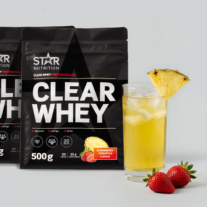 Clear Whey Heraproteiini 500 g Strawberry Pineapple