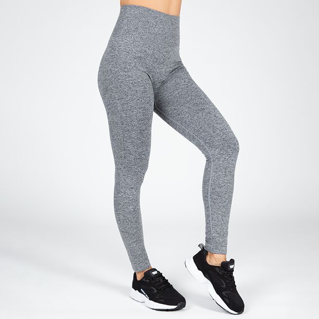 Quincy Seamless Leggings, Grey Melange
