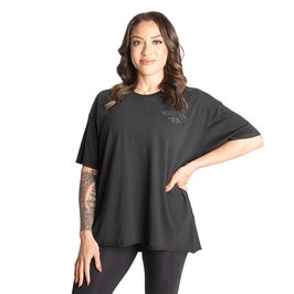 Better Bodies Relentless Oversize Tee, Washed Black Relentless Oversize T-paita Musta