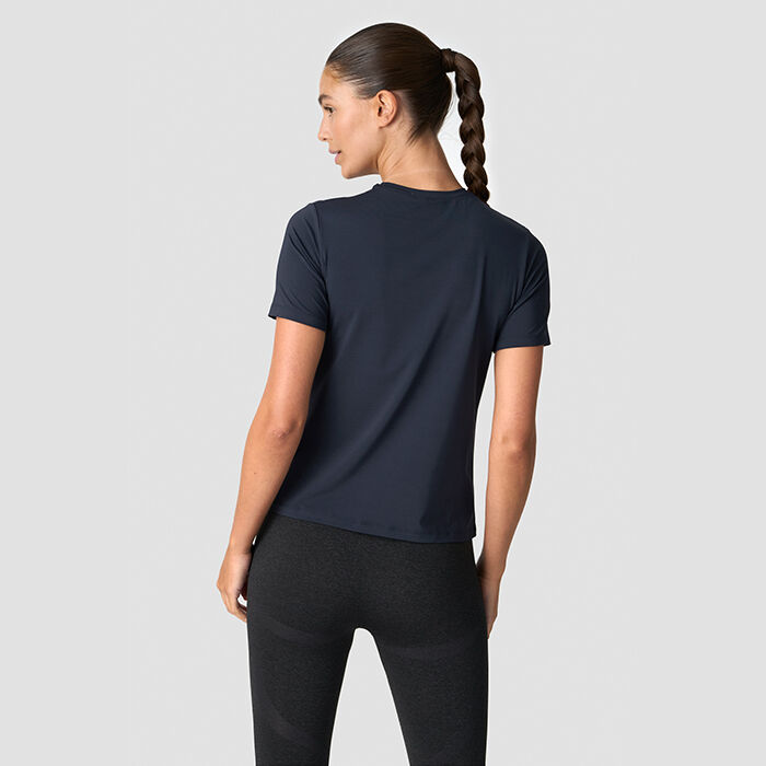 Training T-Shirt High Neck Wmn, Navy