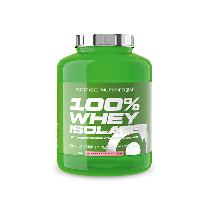 100% Whey Isolate Heraproteiini-isolaatti 1816 g Strawberry