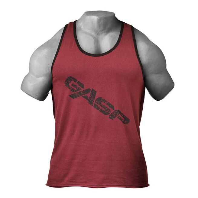 Vintage T-Back Paita Tummanpunainen