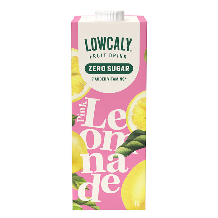 Lowcaly Hedelm&auml;juoma 1000 ml Pink Lemonade