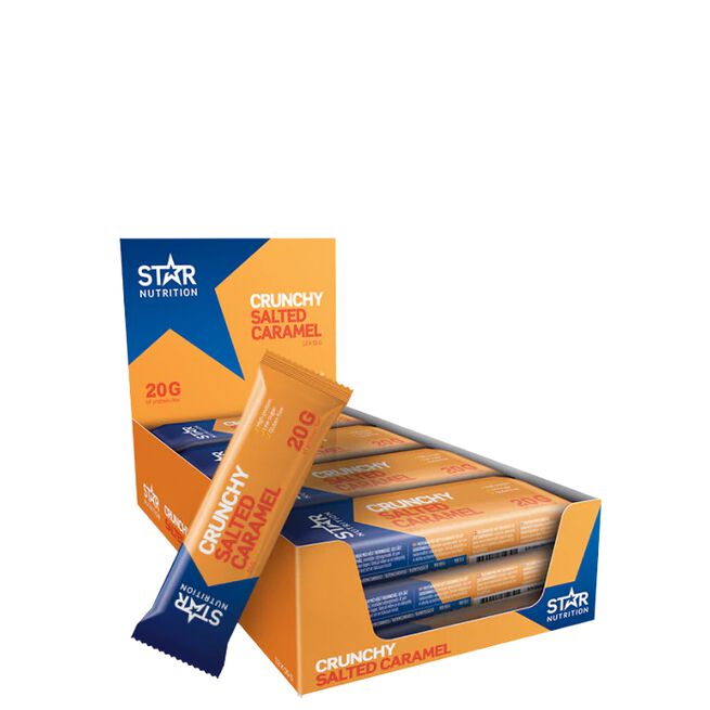 Parhaat proteiinipatukat 2026: Vertailussa 18 suosikkia 23 Star Nutrition Proteiinipatukka Salted Caramel