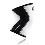 RX Knee Sleeve, 5mm, White/Black, XS