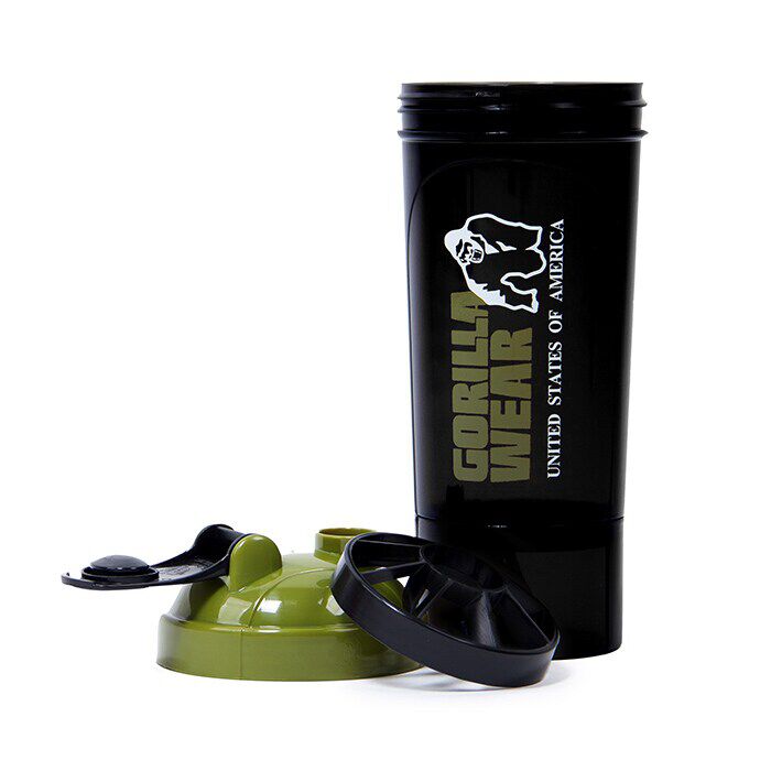 Shaker Compact Black/Green 400 ml + 100 ml