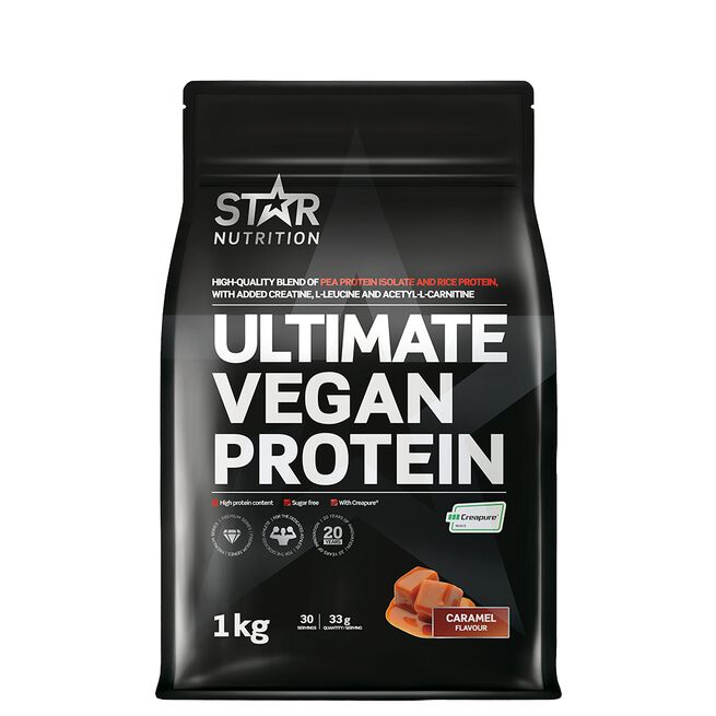 Ultimate Vegan Proteiini 1 kg Caramel