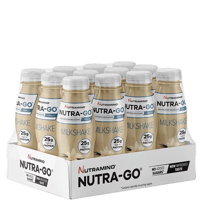 12 x Nutra Go Protein pirtelö 330 ml Vanilla