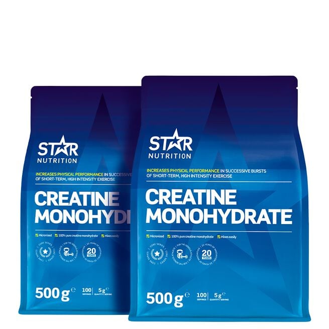 2 x kreatiinimonohydraatti 500 g