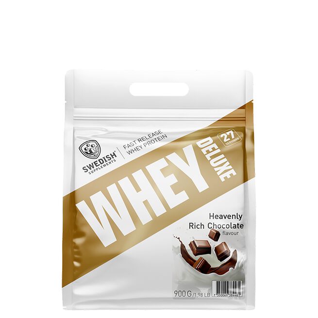 Whey Deluxe Heraproteiini 900 g Heavenly Rich Chocolate