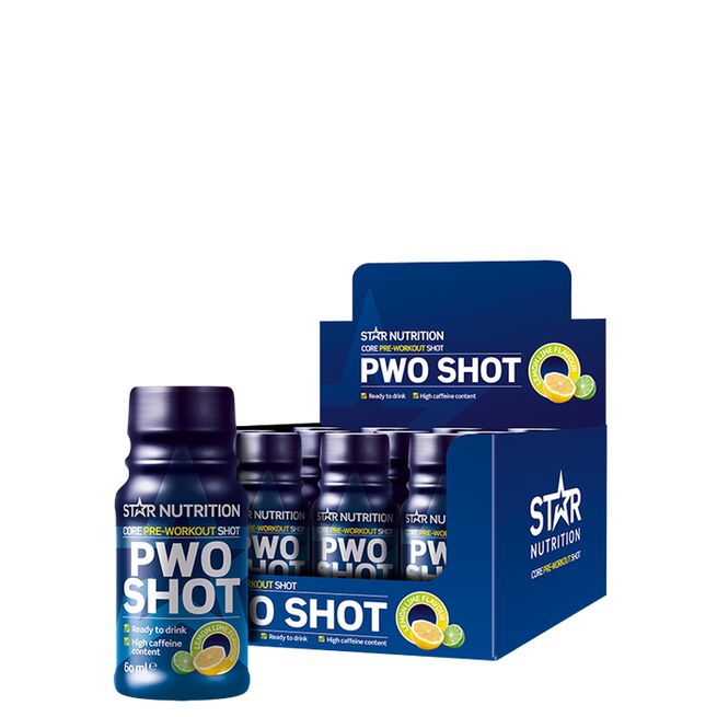 PWO-juomat ja shotit – nopeaa energiaa ennen treeniä 2026: Vertaile ja löydä tehokkain buusti 6 12 x Star Nutrition PWO Shot 60 ml Lemon Lime kuva