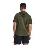 Project Rock Terry SS Hoodie, Marine OD Green