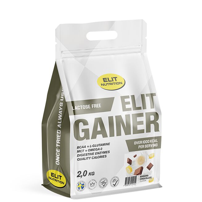 ELIT Gainer Laktoositon 2 kg Banana Chocolate