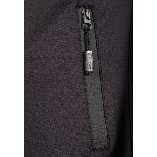 Wenden Track Jacket, Black/Gold
