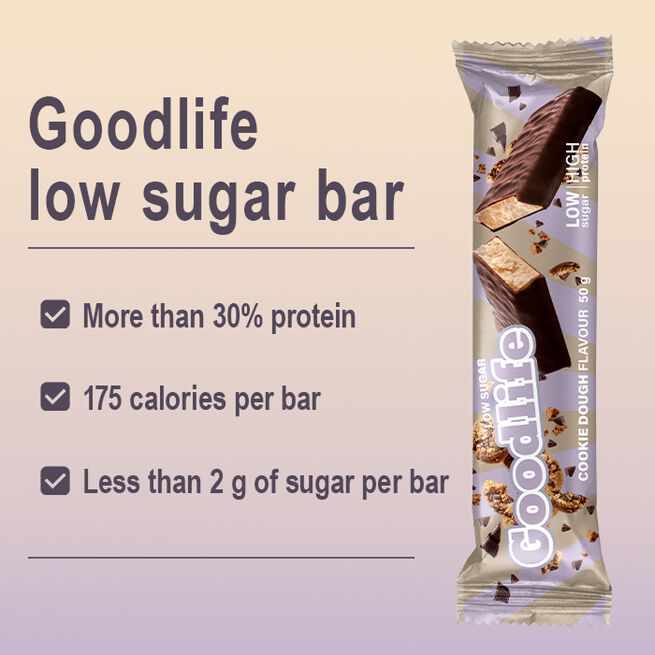 15 x Vähäsokerinen proteiinipatukka 50 g Cookie Dough (NEW!)