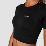 ICANIWILL Define Seamless Cropped T-shirt Black