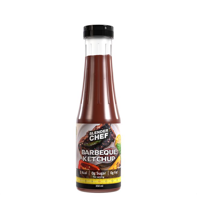 Slender Chef vähäkalorinen kastike 350 ml BBQ Ketchup