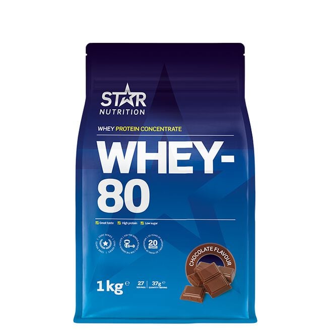 Whey-80 Heraproteiini 1 kg Choklad