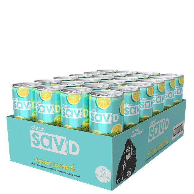 24 x Clean sav:D, 330 ml Finland Summer Lemonade