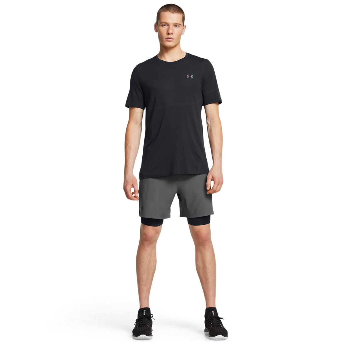 Vanish Woven 2-in-1 Shorts Harmaa