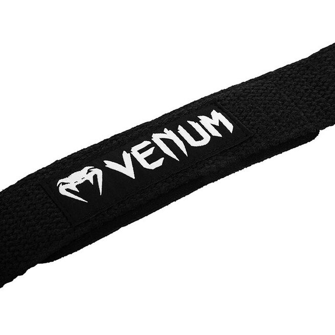 Venum Hyperlift Lifting Straps (Pair), Black 