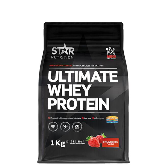 Ultimate Whey Heraproteiini 1 kg Strawberry