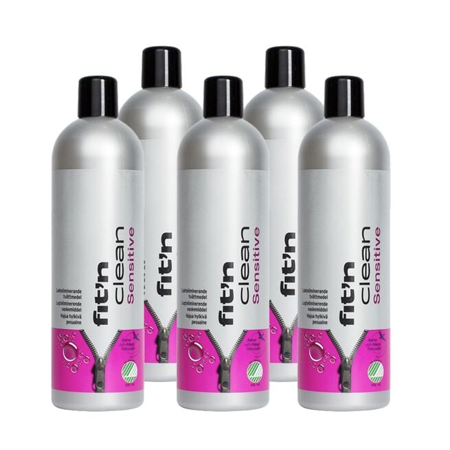 5 kpl Fit'n Clean Sensitive -pesuainetta