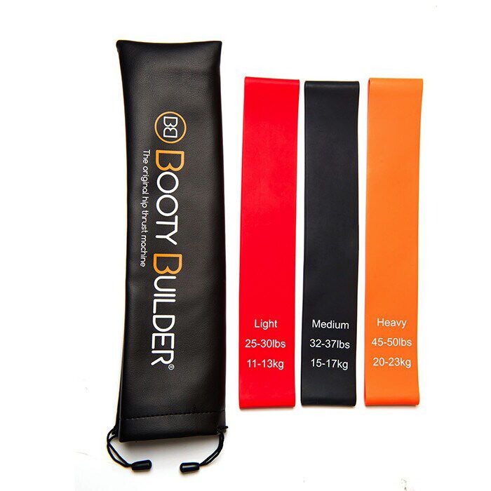 Booty Builder Minibands Black 3-Pack