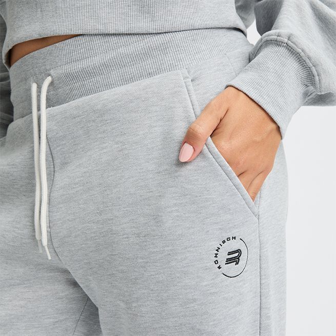 Sweat Leveät Housut Harmaa
