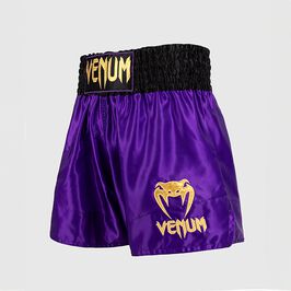 Venum Classic Muay Thai Shorts Dark Purple, S  Classic Muay Thai Shortsit Tummanliila