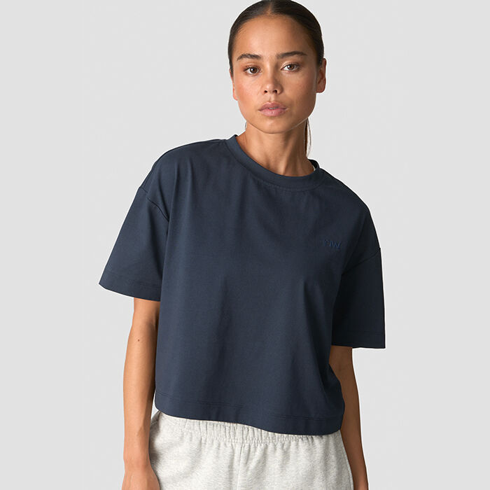 Everyday Cropped T-paita Sininen  