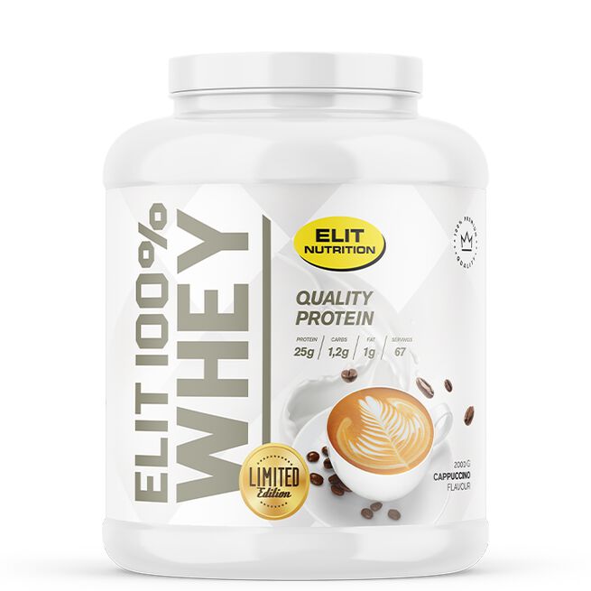 ELIT 100 % Whey Heraproteiini 2000 g Cappuccino