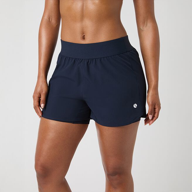 2 in 1 Shorts Tummansininen