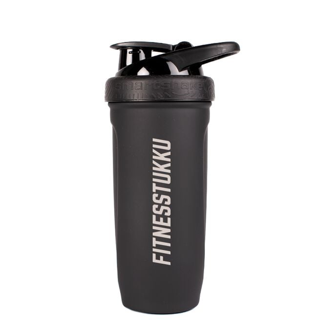 Fitnesstukku Stainless Steel Shaker Black 900ml