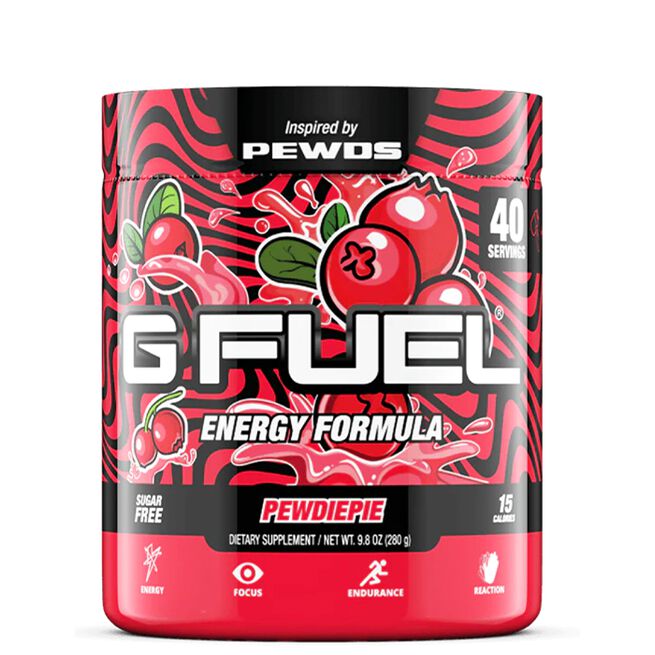 G Fuel Energy Formula Energiajuomajauhe 40 annosta Pewdiepie