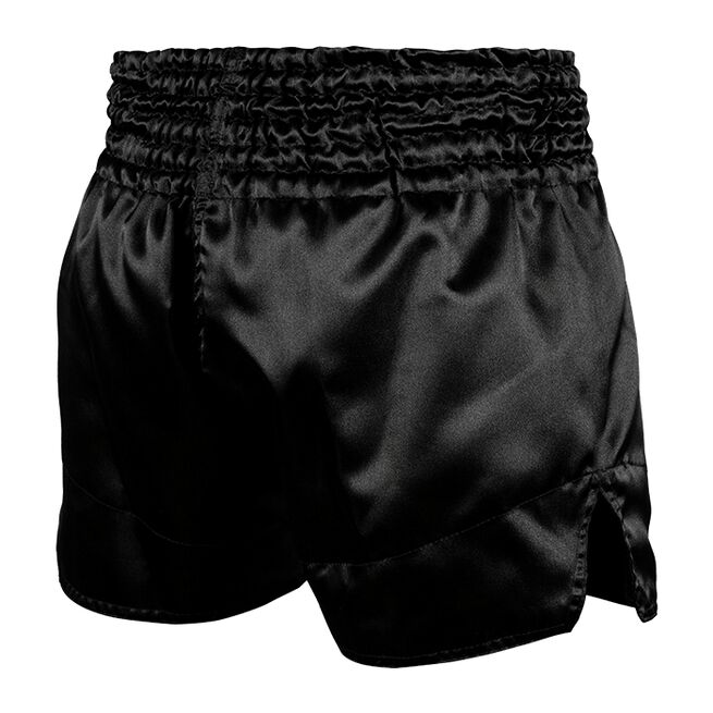 "Classic-Muay Thai -Shortsit, Musta/Valkoinen"