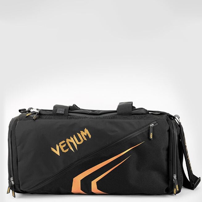 Venum Trainer Lite Evo Sports Bag, Black/Gold 